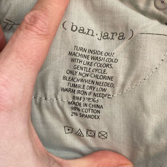 Banjara Gray Flared Corduroys raw hem! Hard to find! So cool🌹 - Picture 8 of 8